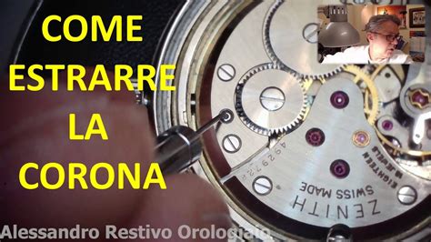 youtube smontare la chiera di un orologio rolex datejust|Come estrarre la corona dell'orologio .